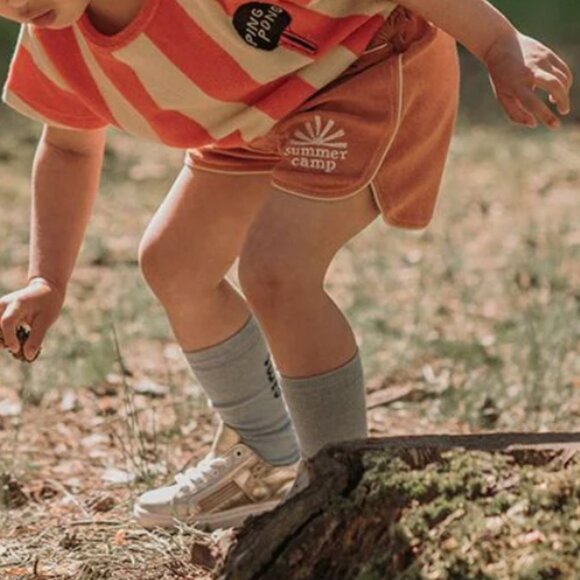 Sproet & Sprout Kids Size 2T Shorts Eponge Summer Camp Orange Terry - Picture 7 of 7